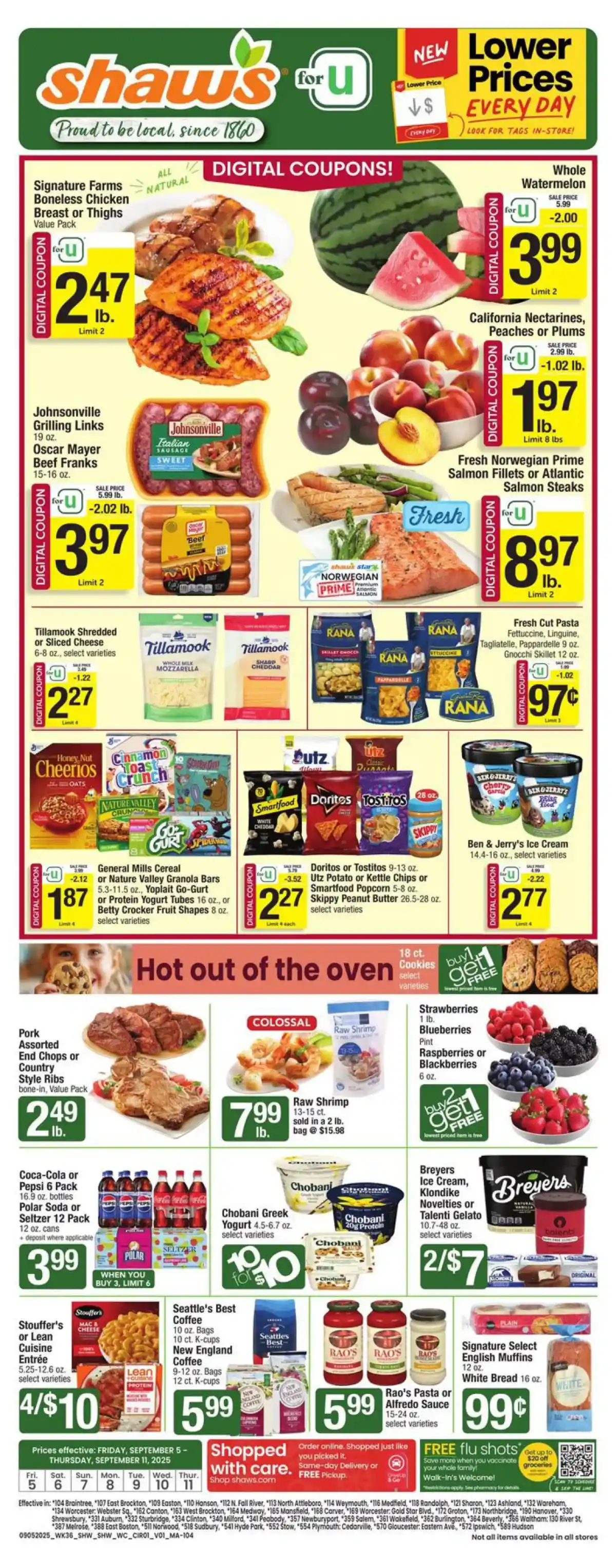 Shaws